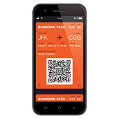Modern Boarding Pass Template. EPS10 layers (removeable) and alternate formats (hi-res jpg, pdf).