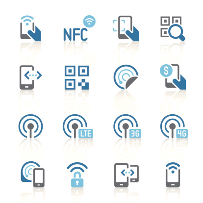 Mobile communication icons | azur series