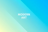 Modern and trendy abstract background with two symmetrical folds diagonally. This illustration can be used for your design, with space for your text (colors used: Yellow, Beige, Turquoise, Green, Blue). Vector Illustration (EPS10, well layered and grouped), wide format (3:2). Easy to edit, manipulate, resize or colorize.