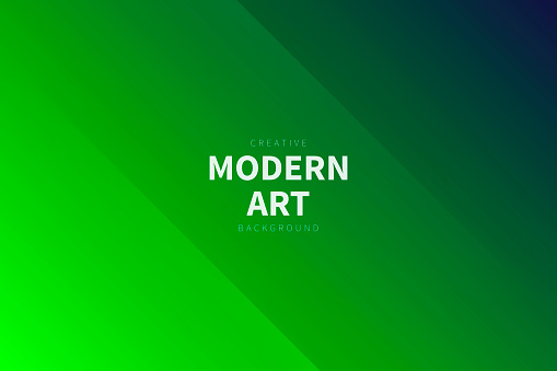 Modern abstract background - Green gradient