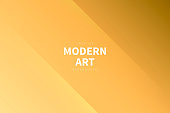 Modern and trendy abstract background with two symmetrical folds diagonally. This illustration can be used for your design, with space for your text (colors used: Yellow, Beige, orange, Brown, Green). Vector Illustration (EPS10, well layered and grouped), wide format (3:2). Easy to edit, manipulate, resize or colorize.