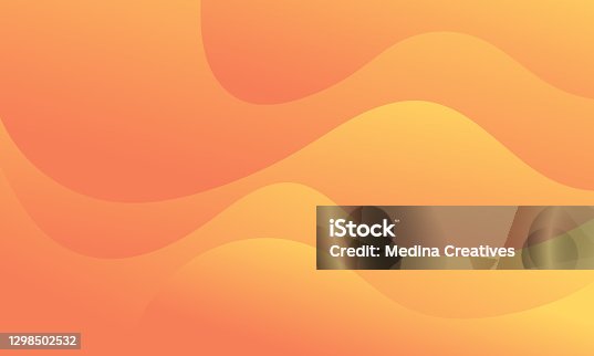 istock Modern Abstract Yellow and Orange Gradient Colors Background 1298502532