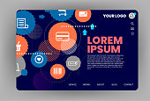 Modern ECommerce Website Template design.