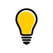 istock Modern light bulb icon. Idea and creativity symbol. 1014086090