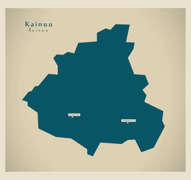 現代地圖-該服務上網 - kainuu region 幅插畫檔、美工圖案、卡通及圖標