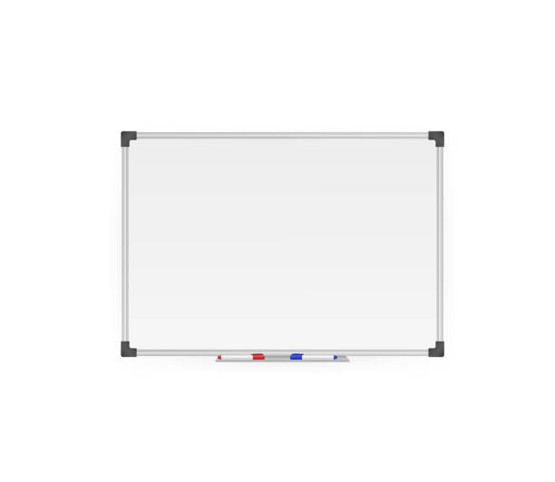 Modern template. Flat whiteboard. Blank screen isolated. Flat vector illustration. Vector drawing. Isolated object. Modern template. Flat whiteboard. Blank screen isolated. Flat vector illustration. Vector drawing. Isolated object whiteboard marker stock illustrations
