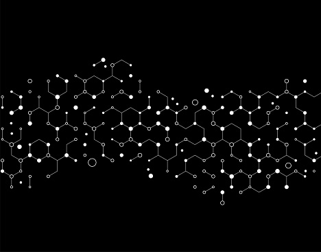 molecular bonds pattern