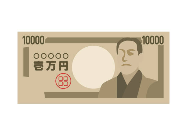 一万円札 イラスト素材 Istock