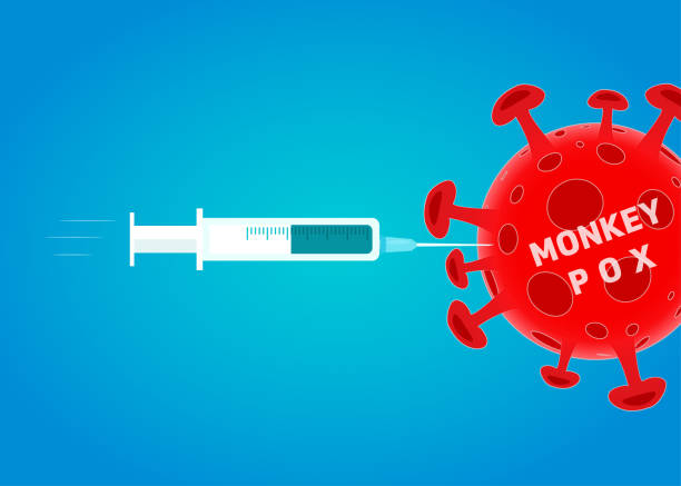 Monkey Pox vaccine Vector illustration in HD very easy to make edits. monkeypox vaccine stock illustrations