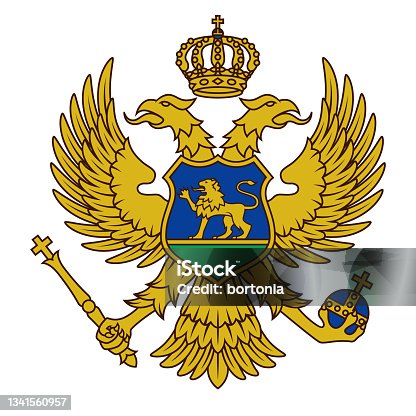 istock Montenegro Coat of Arms 1341560957