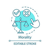 morality-concept-icon-vector-id1192941128