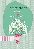 istock MotherÂ´s day greeting card with hand giving flowers 1305468800