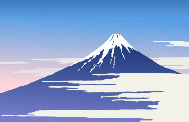 富士山 イラスト素材 Istock