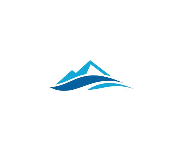 Mountain icon This illustration/vector you can use for any purpose related to your business. river icons stock illustrations