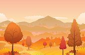 istock Mountain Landscape in Autumn Background 1344769638