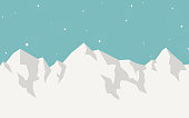 istock Mountain Winter Landscape Background 1272111080