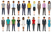 Multiethnic group of people.
Created with adobe illustrator.