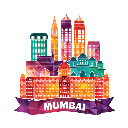 Mumbai silhouette. Vector illustration