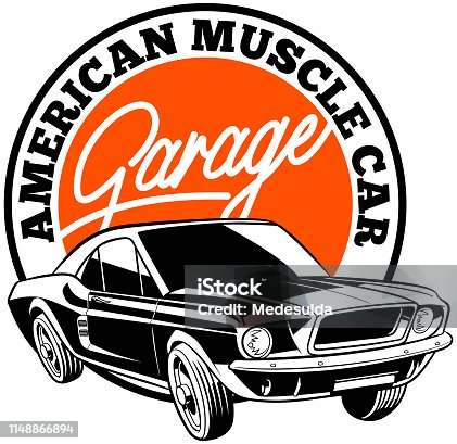 istock Muscle Car 1148866894