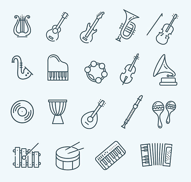 Best Squeezebox Instrument Illustrations Royalty Free Vector