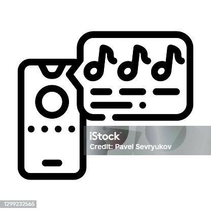 istock music waiting on ligne of call center line icon vector illustration 1299232565