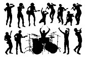 istock Musician Group Silhouettes 1134268189