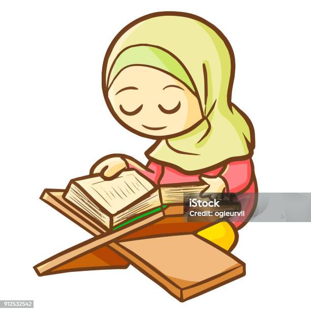 32+ Gambar Orang Baca Quran Kartun Gambar Kartun Ku