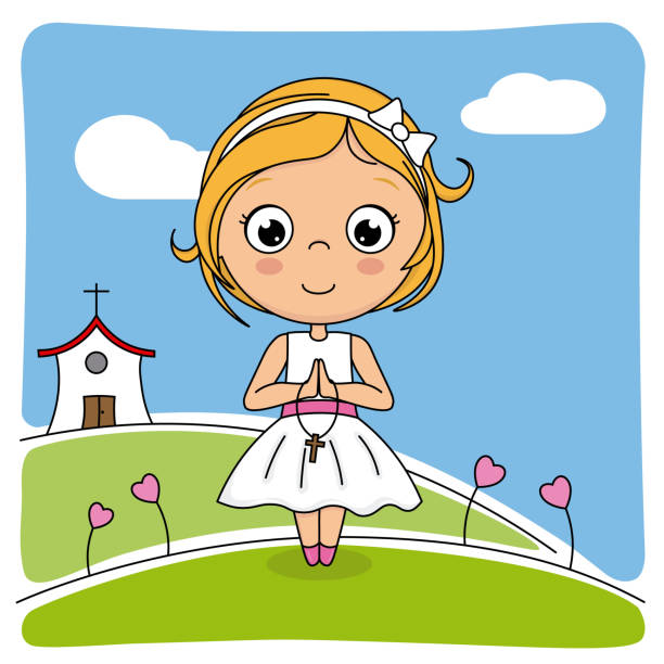 Download Praying Girl Illustrations, Royalty-Free Vector Graphics & Clip Art - iStock