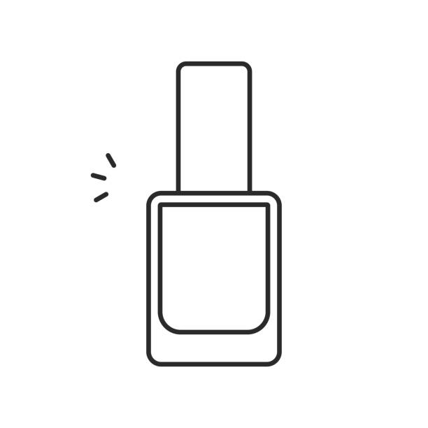 Royalty Free Clear Nail Polish Bottle Clip Art, Vector Images ...