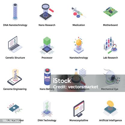 istock Nanotechnology Icons Pack 1155357265