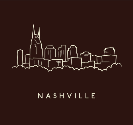 Nashville Skyline Sketch