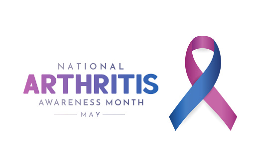 National Arthritis Awareness Month, May. Vector illustration. EPS10