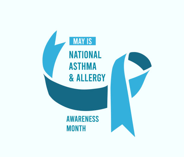 National Asthma and Allergy Awareness Month vector illustration vector art illustration