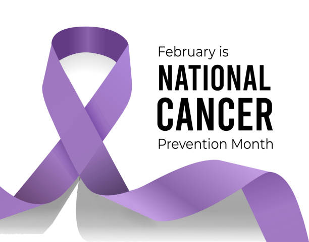 National Cancer Prevention Month. Vector illustration on white vector art illustration