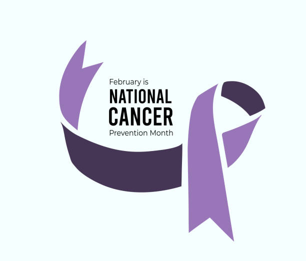 National Cancer Prevention Month. Vector illustration on white vector art illustration
