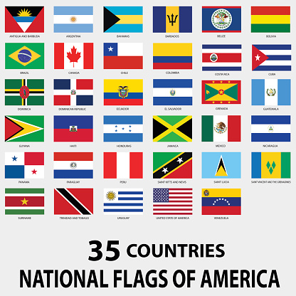 National Flags of America