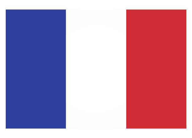 illustrations, cliparts, dessins animés et icônes de drapeau national de la france. illustration de vecteur. - drapeau français