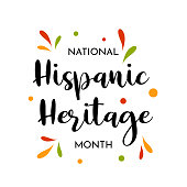 National Hispanic Heritage Month. Vector illustration. EPS10