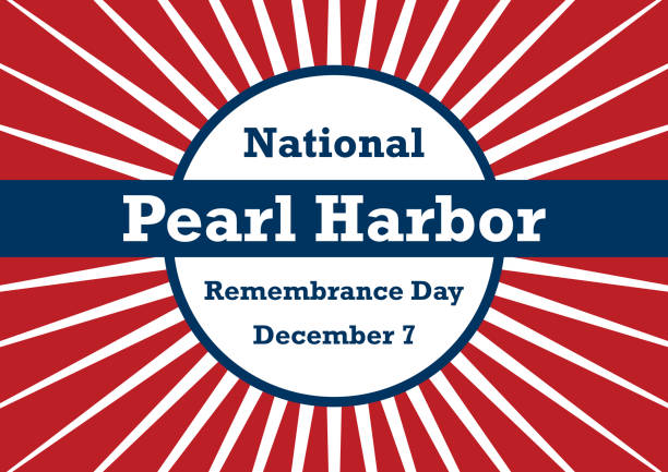 國家珍珠港紀念日紀念向量 - pearl harbor 幅插畫檔、美工圖案、卡通及圖標