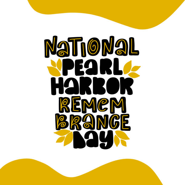 全國珍珠港紀念日載體插圖 - pearl harbor 幅插畫檔、美工圖案、卡通及圖標