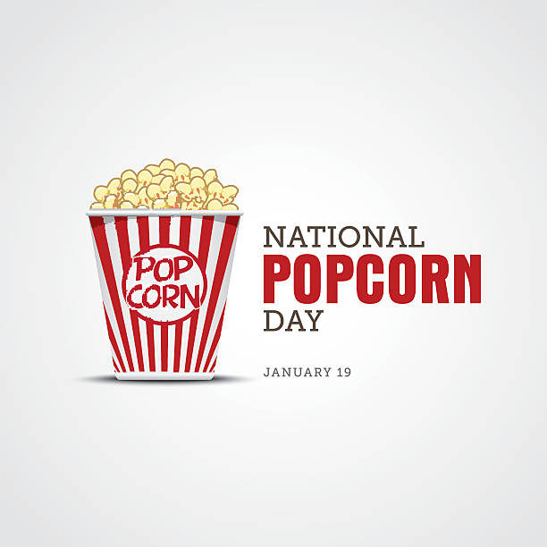 National Popcorn Day National Popcorn Day vector illustration national popcorn day stock illustrations