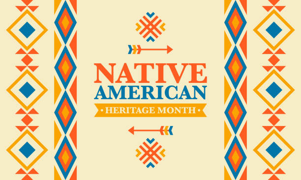 Clip art banner Native American Heritage Month