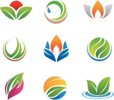 Nature icons and logos