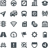 Traffic, navigation, GPS, icons, icon set, interstate, navigation system, road, compass