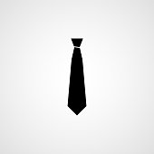 istock Necktie simple icon 1021886462