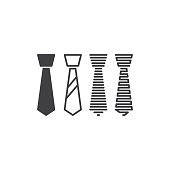 istock Necktie. Vector icon template 1157024790