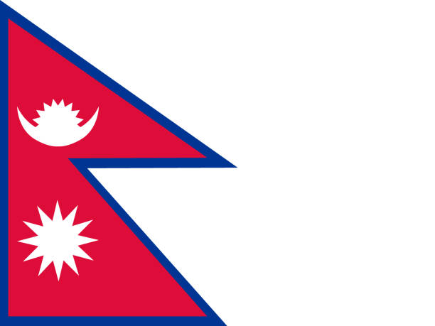 ネパール国旗 イラスト素材 Istock