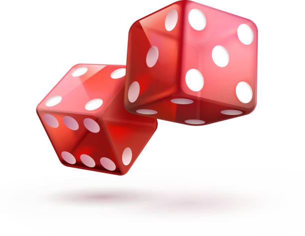 network you say Vector illustration of shiny red dices on the white    background.  dice stock illustrations