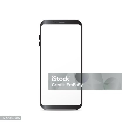 istock New Generation Smart Phone vector illustration isolated on white background. 1277050285