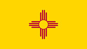 istock New Mexico State Flag Eps File - The Flag Of New Mexico State Vector File 1365994727